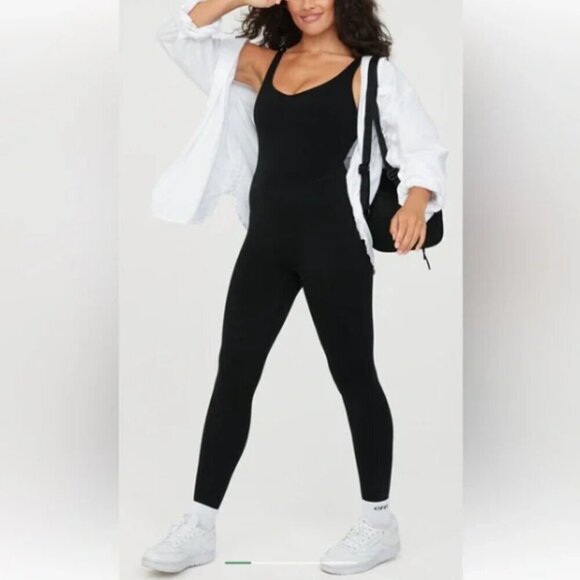NWT Offline By Aerie Real Me Low Key Legging Jumpsuit - Picture 1 of 8